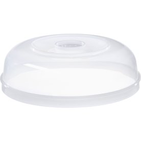 GastroMax mikrovågslock, transparent, plast, Ø25cm