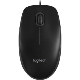 Logitech B100 Business optisk mus, svart