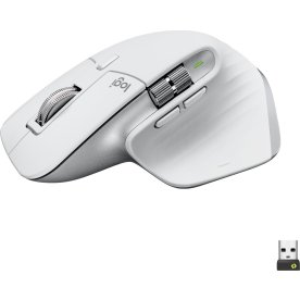Logitech MX Master 3S trådlös mus, ljusgrå