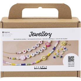 Mini DIY Kit smycken, färgglada halsband