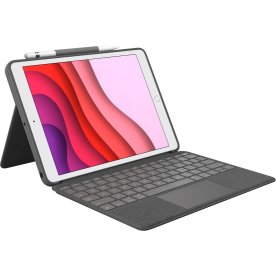 Logitech Combo Touch iPad Pro fodral 10,2”, grå