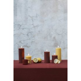 UYUNI Pillar LED-Blockljus H20,3 cm, Wheat Yellow