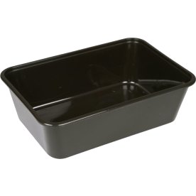 Plastlåda, 750 ml, svart, PP, 50 st.