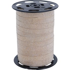 Presentband Glitter, 10 mm x 100 m, guld