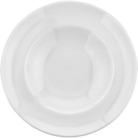 Gourmet Djup tallrik med kant, Vit, 27 cm