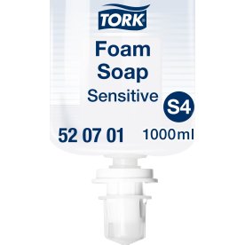 Tork S4 Sensitive skumtvål, oparfymerad, 1 l