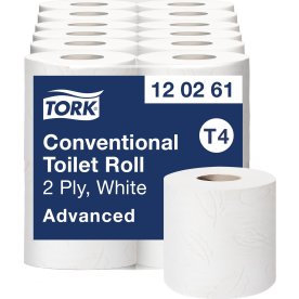 Tork T4 Advanced toalettpapper, långt, 24 rullar
