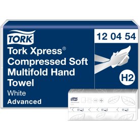 Tork H2 Xpress Compressed Adv. Pappershanddukar