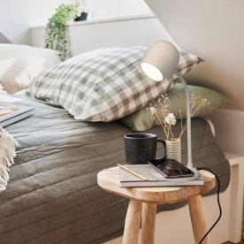 Kreafunk Ellie Lampa med Qi trådlös laddning, vit