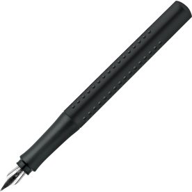 Faber-Castell Grip reservoarpenna, F, svart