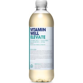 Vitamin Well Elevate, Ananas/smultron, 0,5 L