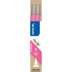 Pilot FriXion Point Refill, Rosa, 3 st