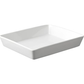 Aida Aroma Dish, vit, porslin, 24x17 cm.