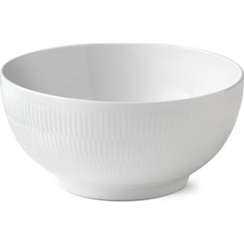 Royal Copenhagen White Flute Skål 310 cl, Ø24 cm