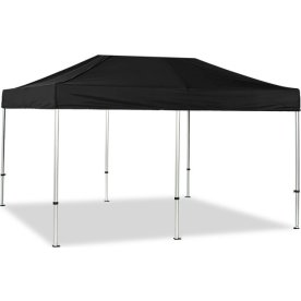 Easy Up Strong Paviljong, 3x6 m, svart/aluminium