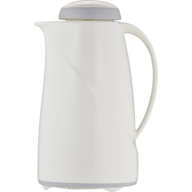 Helios Wave termoskanna med vridlock, 1L, vit