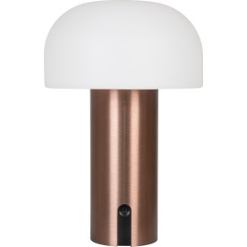 Bell LED Bordslampa, vit/koppar