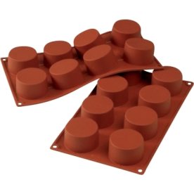 Silikomart Bakform muffin 8 st, Ø6cm, 9cl