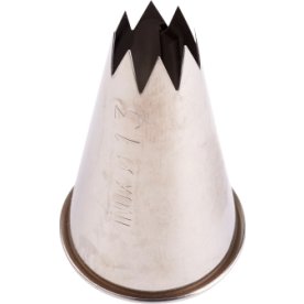 Bakers Star munstycke för spritspåse, stål, 13mm