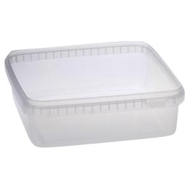 Condi bytta, klar, plast, 195x195x60mm, 150cl