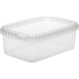 Condi Burk, klar/plast 192x129x73mm, 120cl