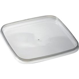 Condi lock till bytta, klar, plast, 129x129mm