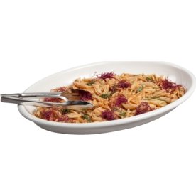 Buffet-Line Fat, oval, 503x360x67mm, vit