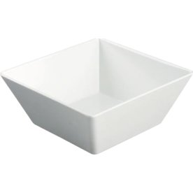 Buffet-Line Skål, melamin, 24x24x10cm, vit