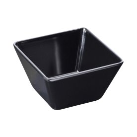 Buffet-Line Skål, melamin, 13x13x7cm, svart