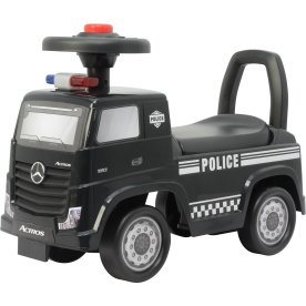 Gående bil Mercedes Actros polisbil för barn
