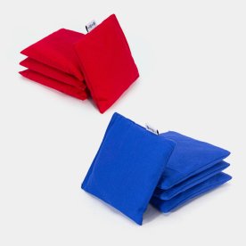 Stanlord Cornhole Pro kuddar, röd/blå, 8 st.
