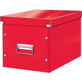 Leitz Click & Store Box Cube, L, Röd