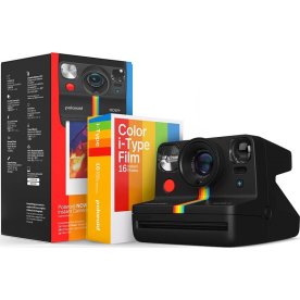 Polaroid Now+ Gen. 2 Polaroidkamera m/film, svart