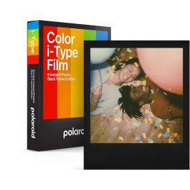 Polaroid i-Type färgfilm, 1 pack, svart ram