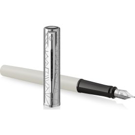 Waterman Allure Deluxe Metal & White Reservoar, F