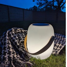 Brighton LED-lampa/högtalare, vit