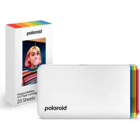 Polaroid Hi-Print 2x3 Fotoskrivare med papper, vit