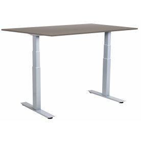 Sun-Flex III höj/sänkbart bord 120x80, Grå/ljusgrå