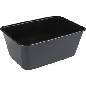 Plastlåda, 950 ml, svart, PP, 500 st.