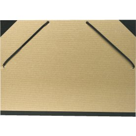 Exacompta Gummibandsmapp, A3, brun
