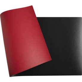 Exacompta Skrivbordsunnderlägg, 40x80cm, röd/svart