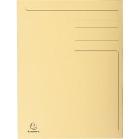 Exacompta Forever 3-klaffsmapp, A4, ockra