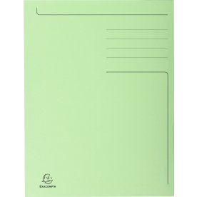Exacompta Forever 3-klaffsmapp, A4, grön