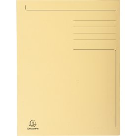 Exacompta Forever 3-klaffsmapp, folio, ockra