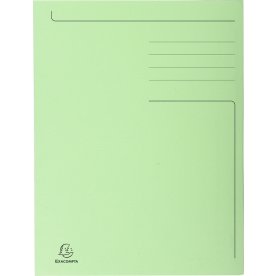 Exacompta Forever 3-klaffsmapp, folio, grön