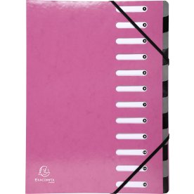 Exacompta Iderama Sorteringsmapp, rosa