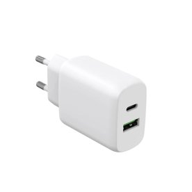 GEAR USB-C/USB-A-laddare, 30W, 220V, vit