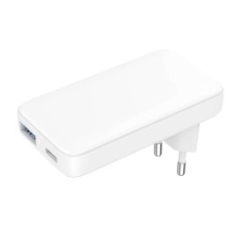 GEAR USB-C/USB-A platt laddare, 36W, 220V, vit