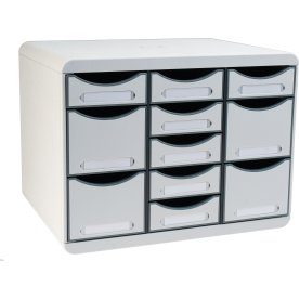 Exacompta Store-Box Skrivbordsbyrå, ljusgrå