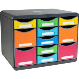 Exacompta Store-Box Skrivbordsbyrå, harlequin